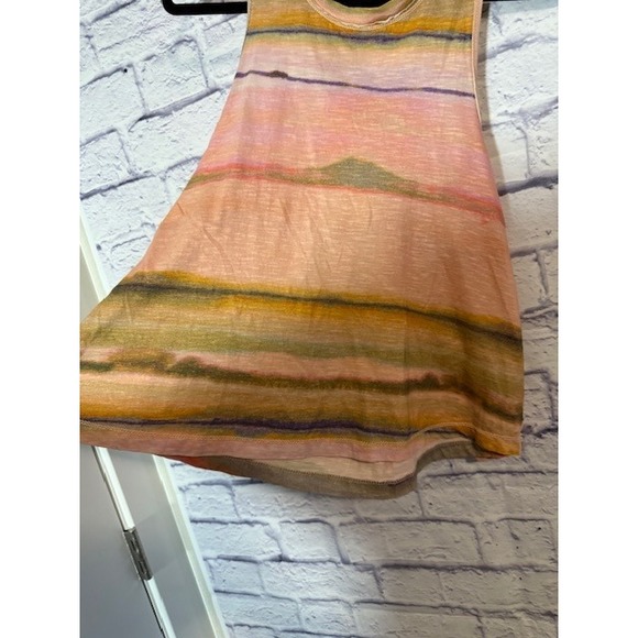 Pilcro Anthropology Tank Top Striped Sleeveless twist Back Top sz XS 1617 - Picture 8 of 8